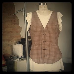 English Laundry Plaid Vest